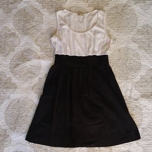 Black and white dress